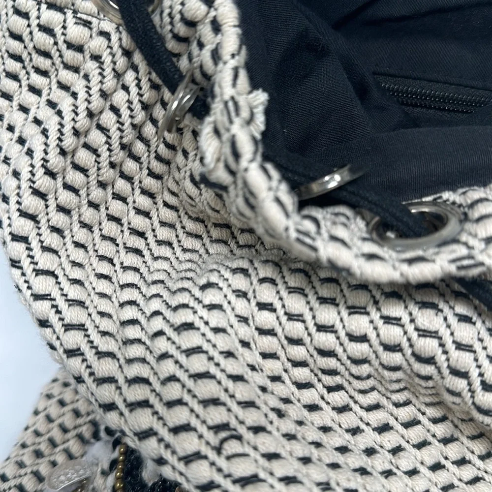 America & Beyond Embellished Flap Backpack